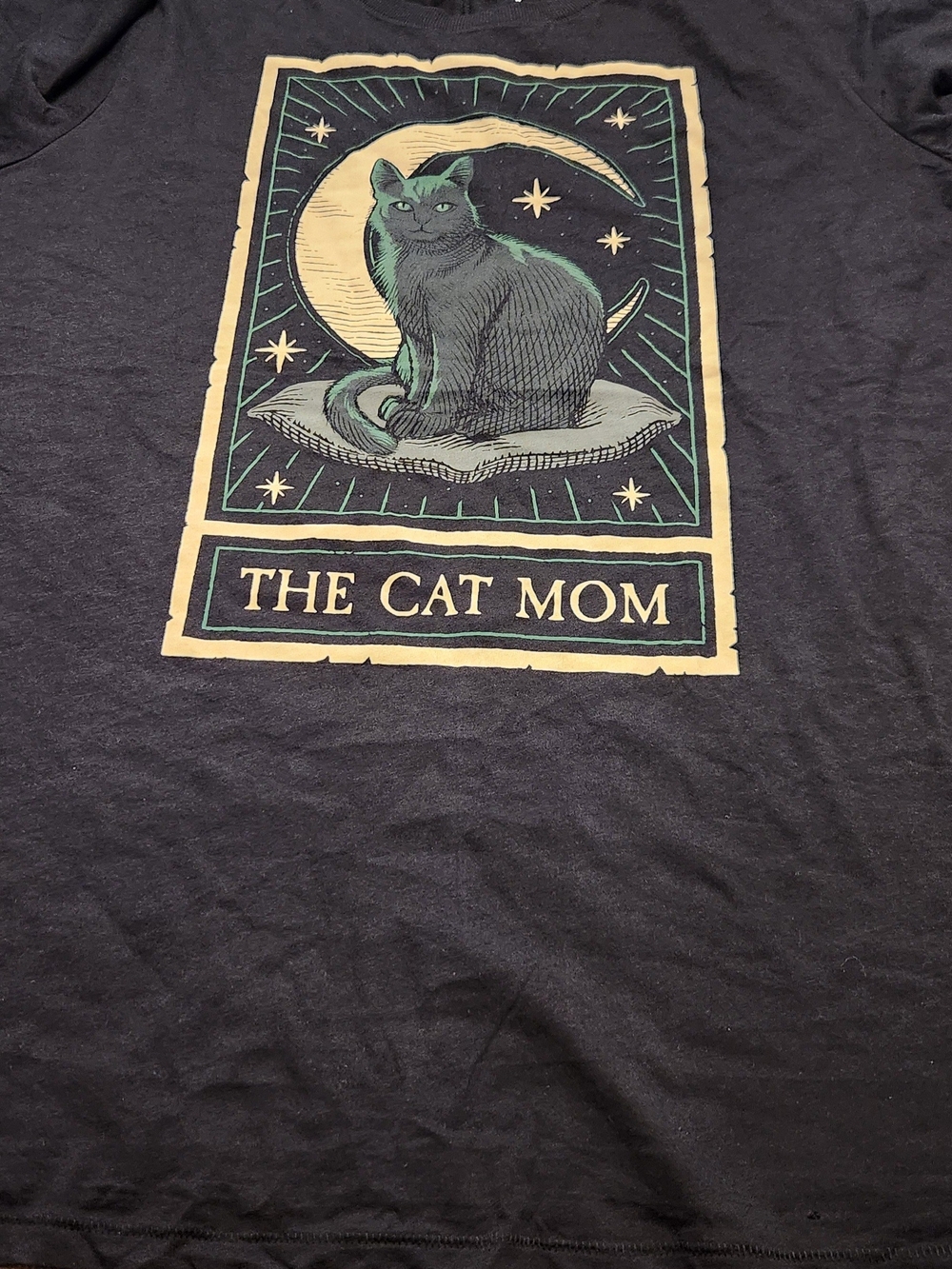 torrid Black 'The Cat Mom' Graphic Tee with Moon & Cat